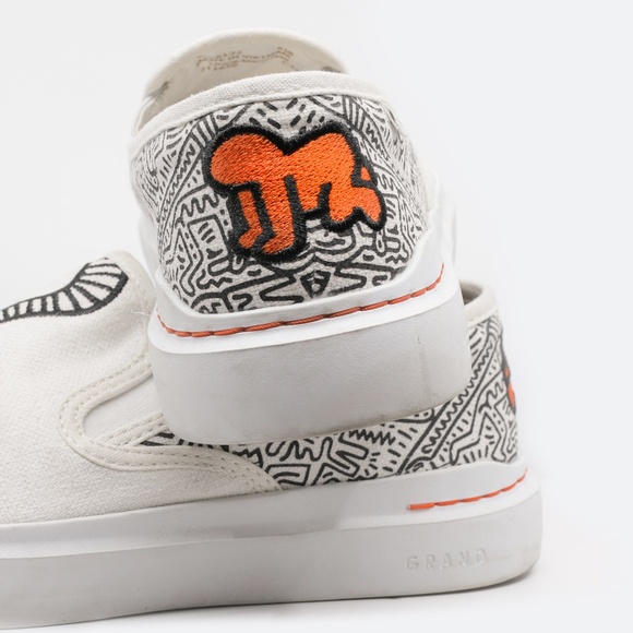 COLE HAAN X KEITH HARING Grandpro Rally Sneakers Size 8.5B - Picture 9 of 12
